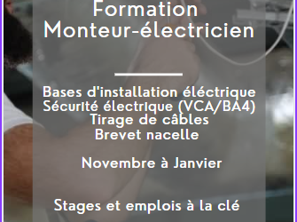 Formation-emploi: monteur-électricien