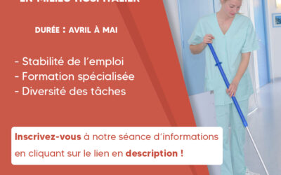 Formation Technicien/ne de surface en milieu hospitalier