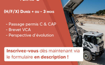 Formation ouvrier de chantier – Permis C